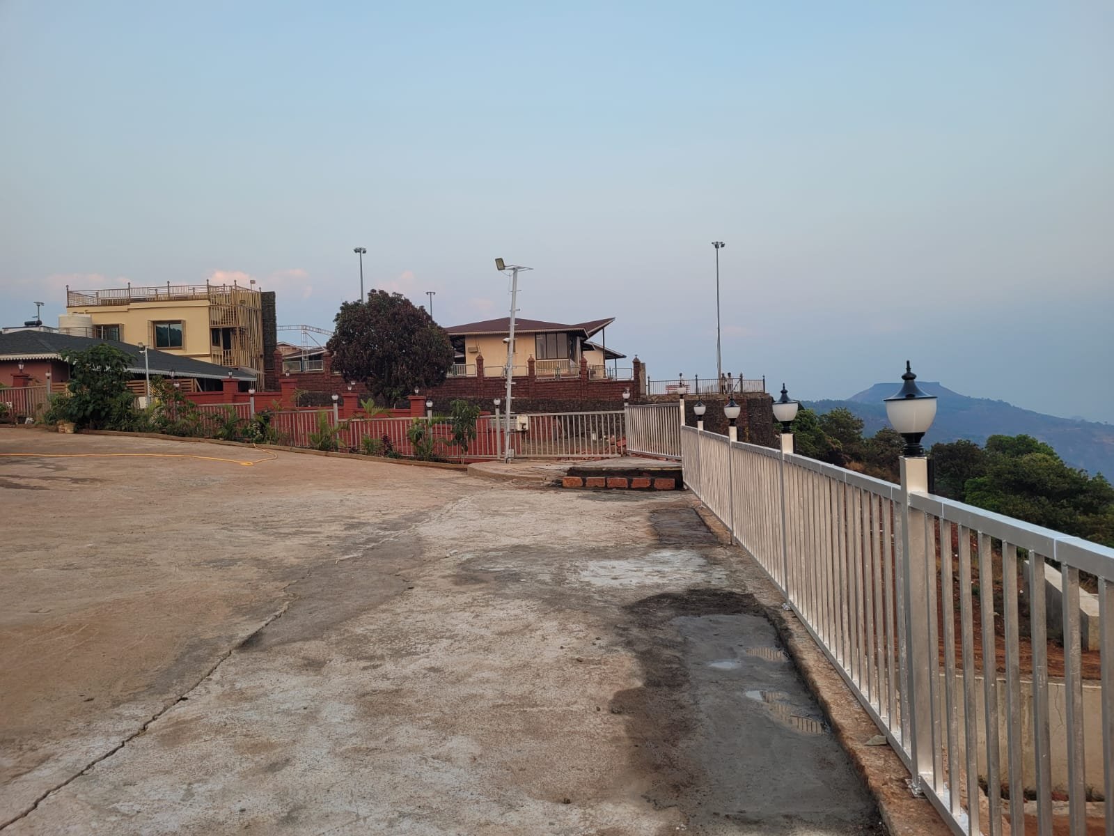 Open terrace and valley-facing edge at Kaas Valley Stays